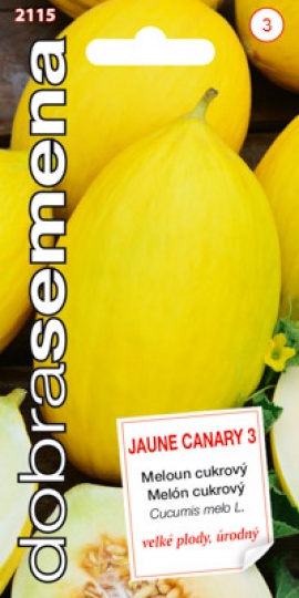 Meloun cukrový - JAUNE CANARY 3 / Dobrá semena