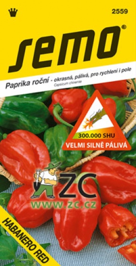 Paprika pálivá  HABANERO RED - SHU300000