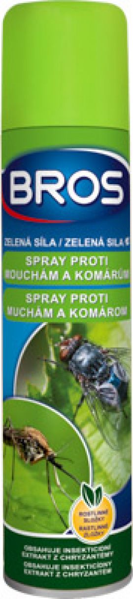 Zelená síla - spray proti mouchám a komárům BROS 300ml