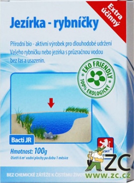 Enzym jezírka a rybníčky Bacti JR - 100 g