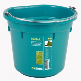 Kbelík na krmivo a vodu, plast FlatBack - AQUMARINE 20l