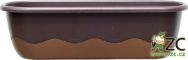 Truhlík SAMO. Mareta - čokoládová + bronzová 60 cm