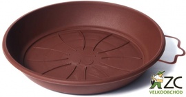 Miska Azalea - čokoládová 18 cm