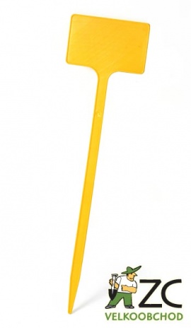 Jmenovka SL 300 žlutá 30x7x5 cm rovná