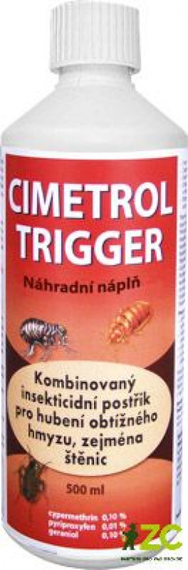 Cimetrol Trigger insekt. postřik proti obtížnému hmyzu - 500 ml náhradní náplň