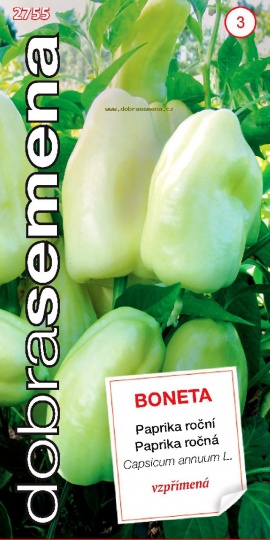 Paprika zeleninová - BONETA vzpřímená / Dobrá semena