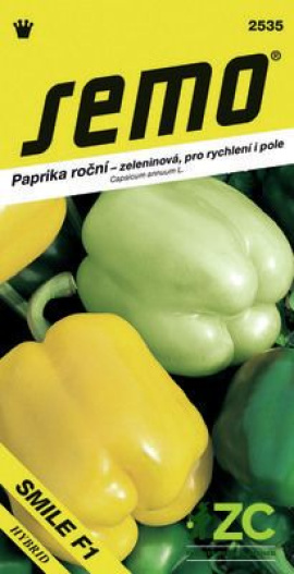 Paprika zel. sladká - SMILE F1
