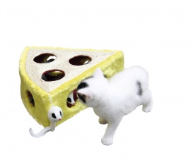 Sisálová hračka Cheesy - 28x28x10cm